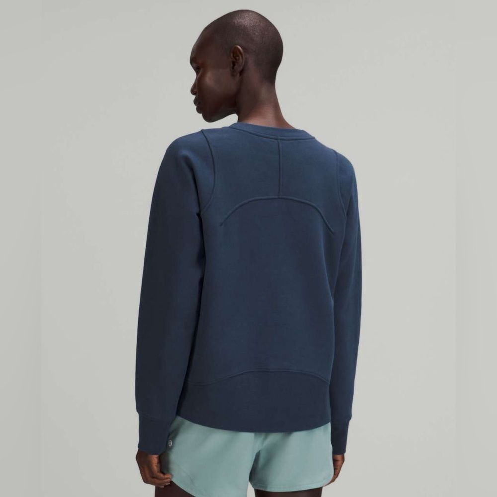 Lululemon Loungeful Crewneck Pullover in Mineral Blue - Picture 2 of 7